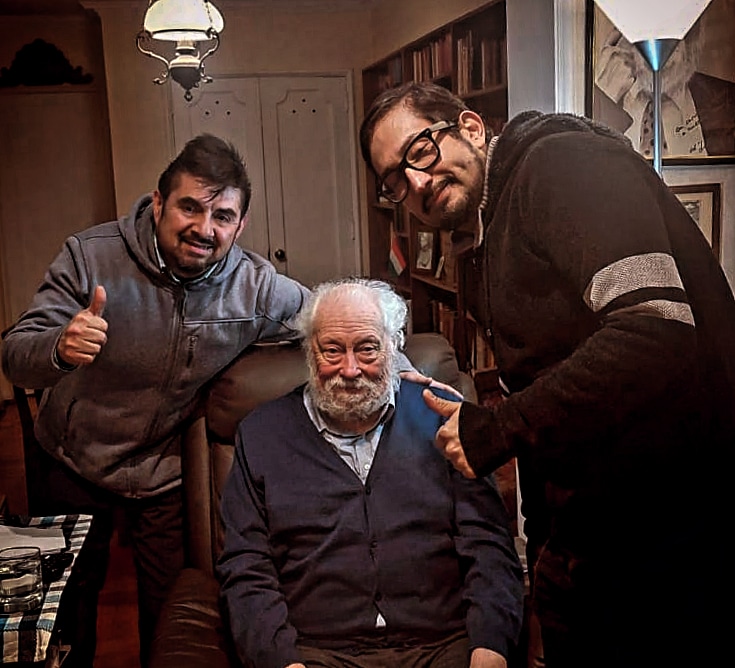 Registro junto al profesor Zepeda